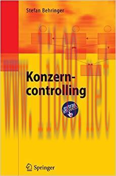 (PDF)Konzerncontrolling (German Edition) 2011 Edition