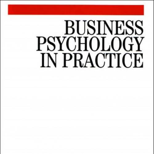 Business Psychology in Practice