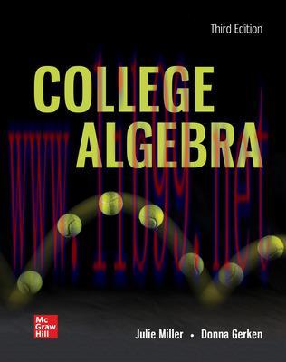 [PDF]ISE EBook College Algebra 3rd Edition [Julie Miller]
