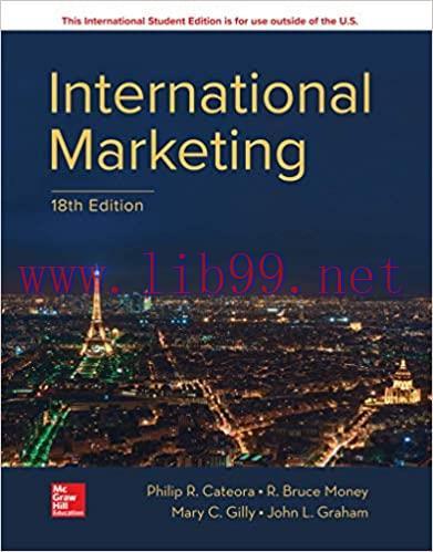 [PDF]International Marketing 18th Edition [Philip Cateora]