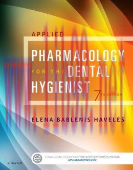 [AME]Applied Pharmacology for the Dental Hygienist, 7th Edition