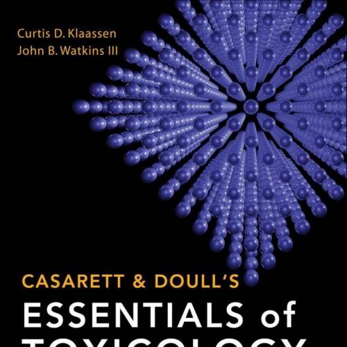 Casarett & Doull's Essentials of Toxicology,2nd Edition