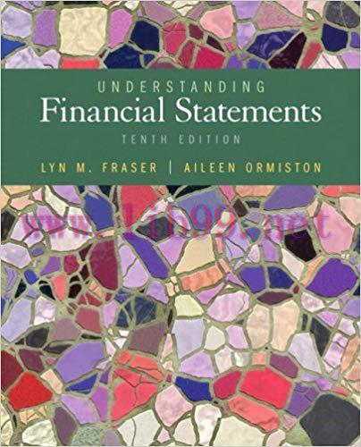 (PDF)Understanding Financial Statements 10th Edition