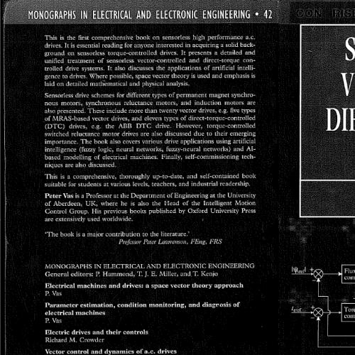 Sensorless Vector and Direct Torque Control
