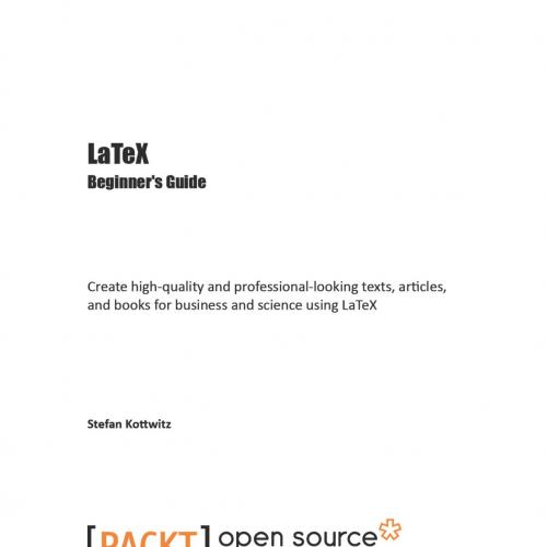 LaTeX Beginner's Guide
