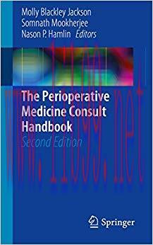 (PDF)The Perioperative Medicine Consult Handbook 2nd Edition