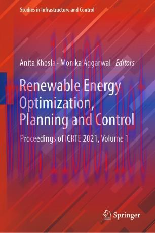 Renewable Energy Optimization, Planning and Control