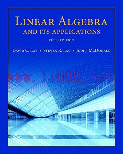 [FOX-Ebook]Linear Algebra and Its Applications, 5th Edition