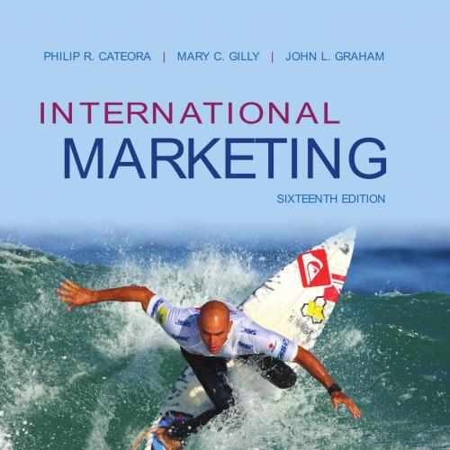 International Marketing,16th Edition by Philip Cateora