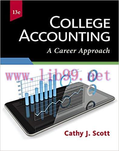 (PDF)College Accounting: A Career Approach 13th Edition