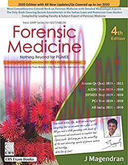 [AME]FORENSIC MEDICINE NOTHING BEYOND FOR PGMEE, 4th Edition (Original PDF)