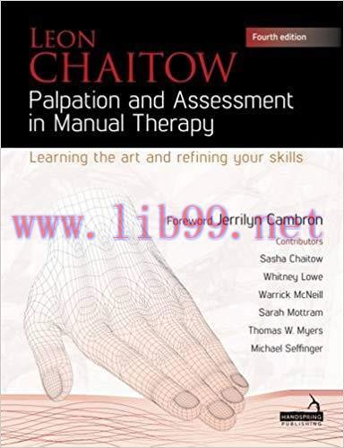 [AME]Palpation and Assesment in Manual Therapy, 4th Edition