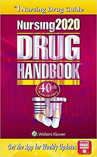 (PDF)Nursing2020 Drug Handbook 40th Edition