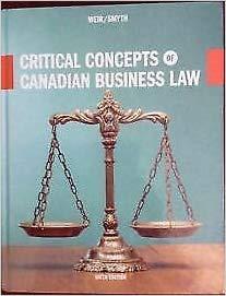 (Test Bank)Critical Concepts of Canadian Business Law, 6th Edition.zip