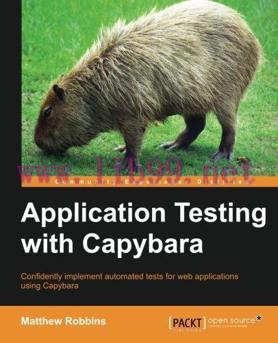 [FOX-Ebook]Application Testing with Capybara