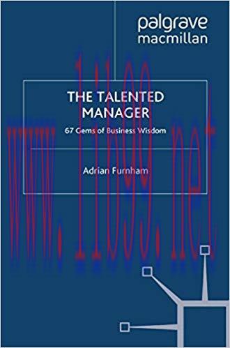 (PDF)The Talented Manager: 67 Gems of Business Wisdom 2012 Edition