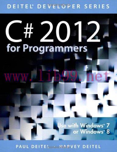 [FOX-Ebook]C# 2012 for Programmers, 5th Edition