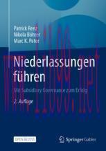 [PDF]Niederlassungen f&uuml;hren: Mit Subsidiary Governance zum Erfolg
