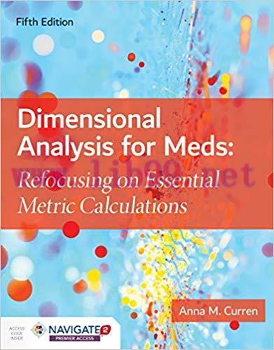 [PDF]Dimensional Analysis for Meds 5th Edition