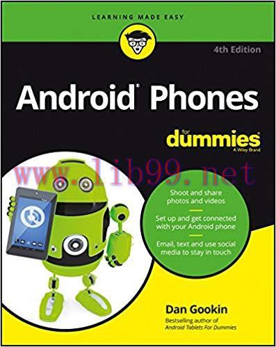 Android Phones For Dummies (For Dummies (Lifestyle)) 4th Edition,