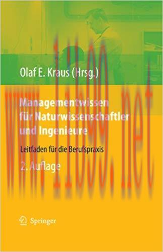 (PDF)Managementwissen f&uuml;r Naturwissenschaftler und Ingenieure: Leitfaden f&uuml;r die Berufspraxis (...