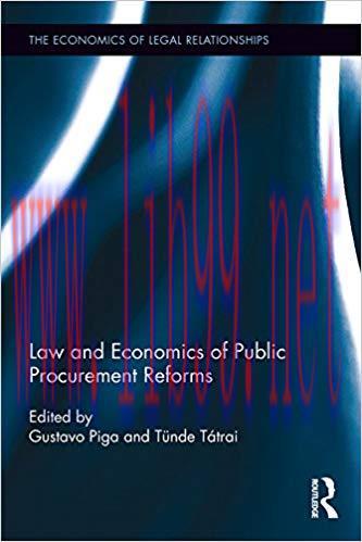(PDF)Law and Economics of Public Procurement Reforms (The Economics of Legal Relationships Book...