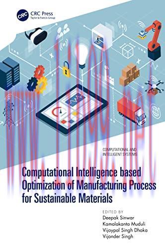 [FOX-Ebook]Computational Intelligence based Optimization of Manufacturing Process for Sustainab...