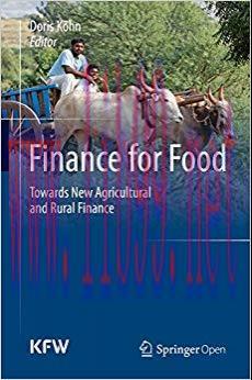 (PDF)Finance for Food: Towards New Agricultural and Rural Finance 2014 Edition