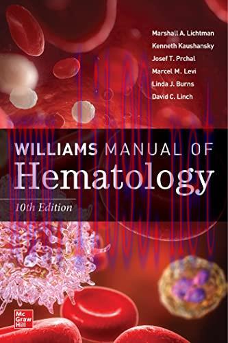 [AME]Williams Manual of Hematology, 10th Edition (True PDF)