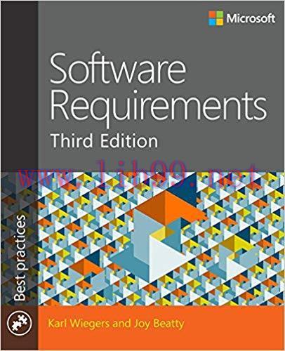 Software Requirements (Developer Best Practices) 3rd Edition,