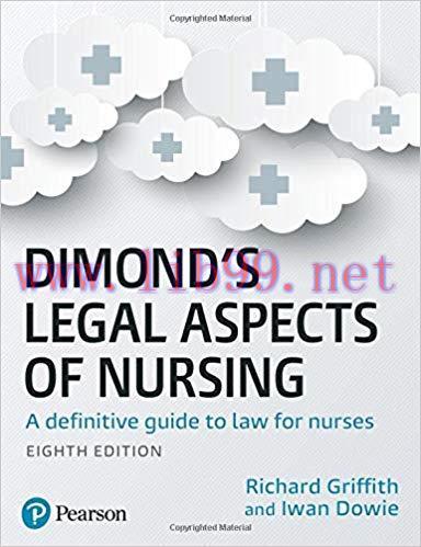 [PDF]Dimond&rsquo;s Legal Aspects of Nursing 8th Edition