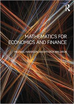 (PDF)Mathematics for Economics and Finance 1st Edition