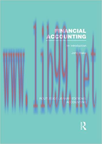 (PDF)Financial Accounting (RLE Accounting): An Introduction (Routledge Library Editions: Accoun...