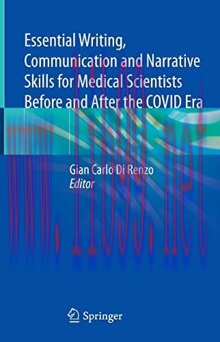 [AME]Essential Writing, Communication and Narrative Skills for Medical Scientists Before and Af...