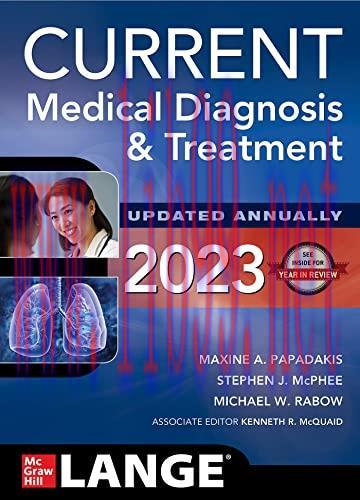 [AME]CURRENT Medical Diagnosis and Treatment 2023 (True PDF)