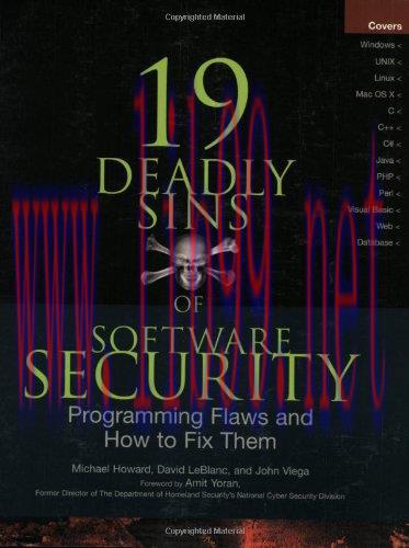 [FOX-Ebook]19 Deadly Sins of Software Security: Programming Flaws and How to Fix Them