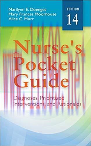 (PDF)Nurse&rsquo;s Pocket Guide Diagnoses, Prioritized Interventions, and Rationales (Nurses Pocket G...