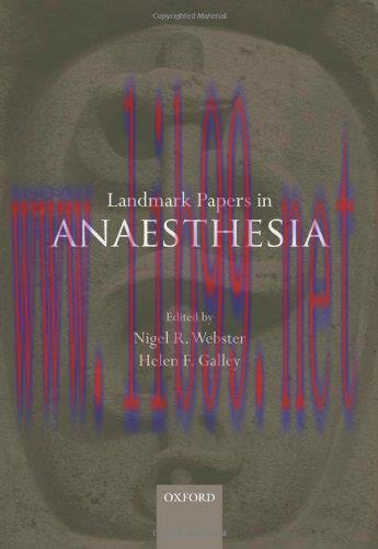 [AME]Landmark Papers in Anaesthesia (ORIGINAL PDF)