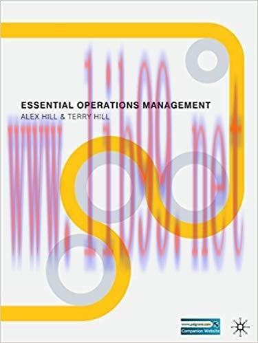 Essential Operations Management 2011 Edition,