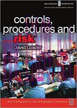 (PDF)Controls, Procedures and Risk (Securities Institute Operations Management) 1st Edition