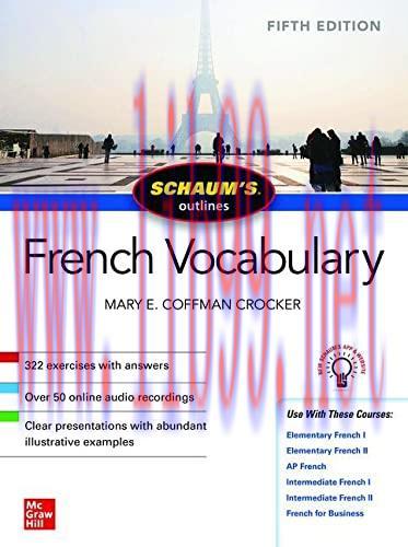 [FOX-Ebook]Schaum's Outline of French Vocabulary, 5th Edition
