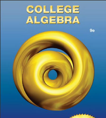 (Solution Manual)College Algebra 9th Edition by Ron Larson.zip