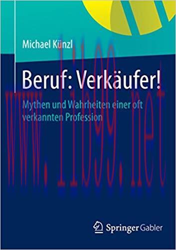 (PDF)Beruf: Verk&auml;ufer!: Mythen und Wahrheiten einer oft verkannten Profession (German Edition) ...