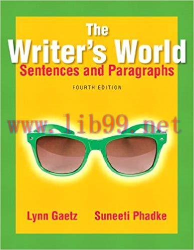 (PDF)The Writer&rsquo;s World: Sentences and Paragraphs 4th Edition