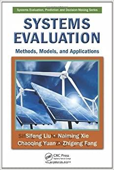 (PDF)Systems Evaluation Methods, Models, and Applications (Systems Evaluation, Prediction, and ...