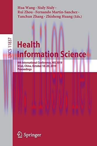 [FOX-Ebook]Health Information Science: 8th International Conference