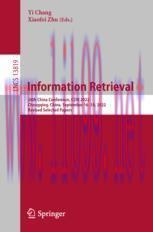 [PDF]Information Retrieval: 28th China Conference, CCIR 2022, Chongqing, China, September 16&ndash;18...