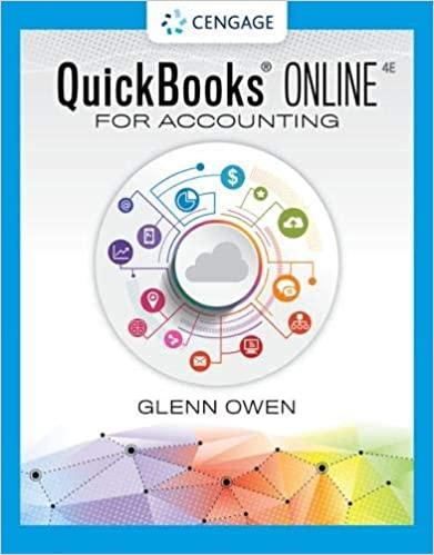 Using QuickBooks Online for Accounting 4E