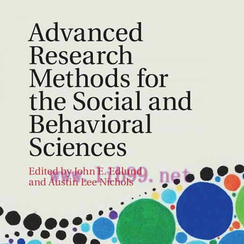 [PDF]Advanced Research Methods for the Social and Behavioral Sciences