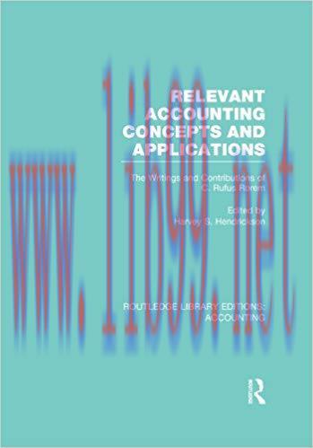 (PDF)Relevant Accounting Concepts and Applications (RLE Accounting): The Writings and Contribut...